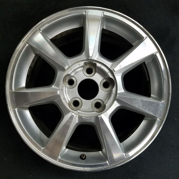 17" CTS 08 17x8 alloy 7 spoke polished opt P62 Original OEM Wheel Rim