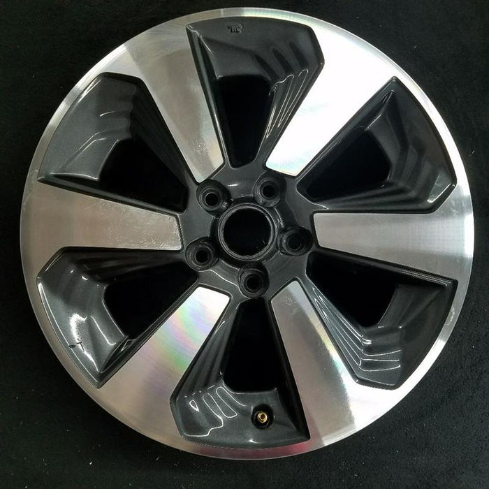 17" FORESTER 17-18 17x7 alloy 6 spoke w/machined face dark gray pockets Original OEM Wheel Rim