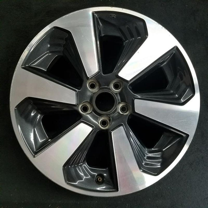 17" FORESTER 17-18 17x7 alloy 6 spoke w/machined face dark gray pockets Original OEM Wheel Rim