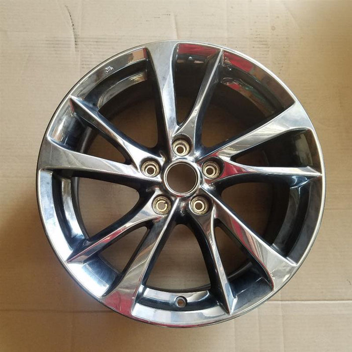 17" INFINITI Q50 14-15 17x7.5 alloy 5 V spoke alternating spoke width chrome Original OEM Wheel Rim