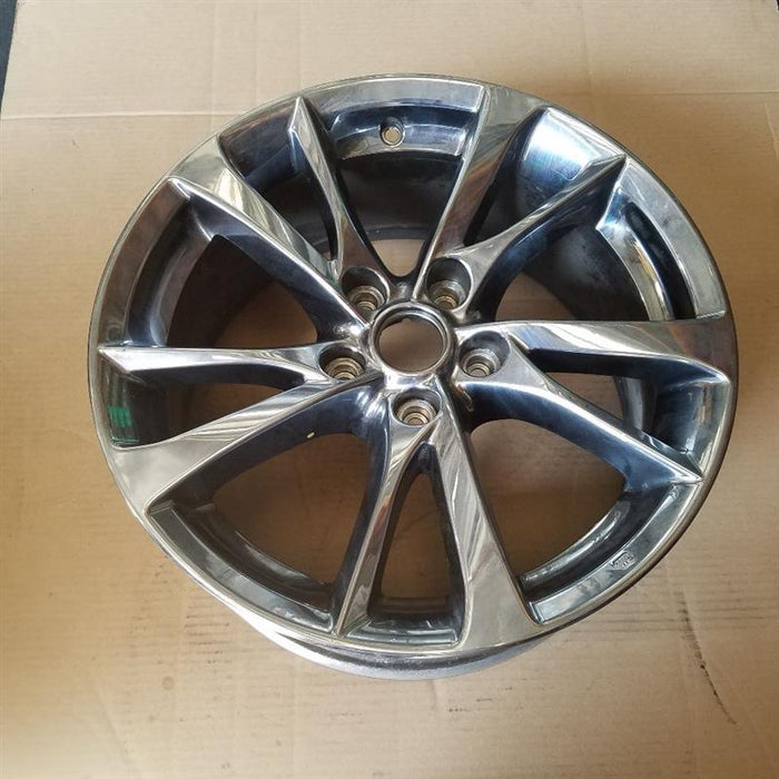 17" INFINITI Q50 14-15 17x7.5 alloy 5 V spoke alternating spoke width chrome Original OEM Wheel Rim