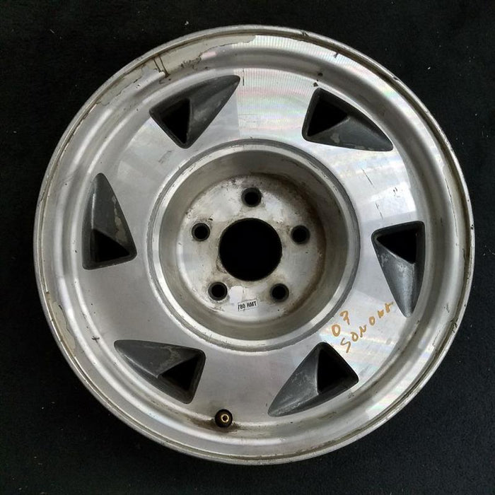 15" BLAZER S10/JIMMY S15 98 4x2 15x7 aluminum 6 slot recessed center cap Original OEM Wheel Rim