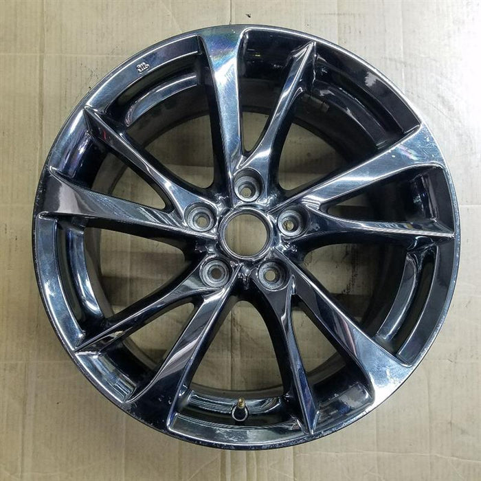 17" INFINITI Q50 14-15 17x7.5 alloy 5 V spoke alternating spoke width chrome Original OEM Wheel Rim