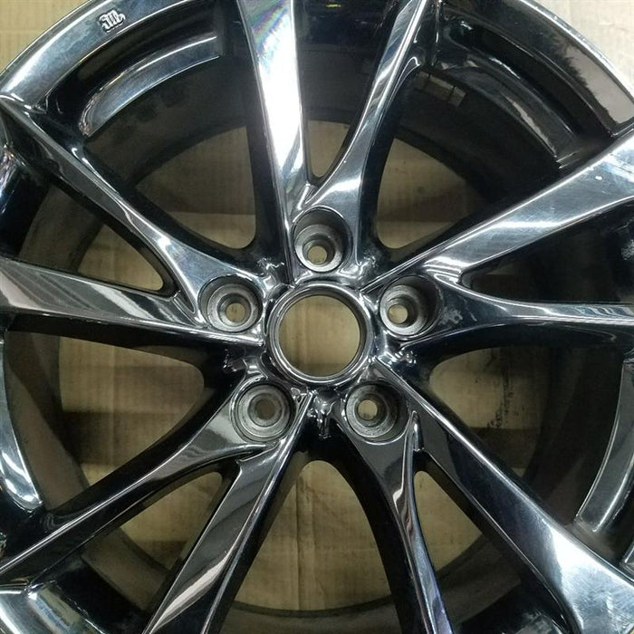 17" INFINITI Q50 14-15 17x7.5 alloy 5 V spoke alternating spoke width chrome Original OEM Wheel Rim