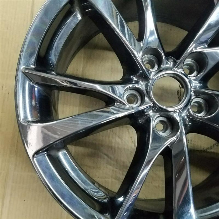 17" INFINITI Q50 14-15 17x7.5 alloy 5 V spoke alternating spoke width chrome Original OEM Wheel Rim