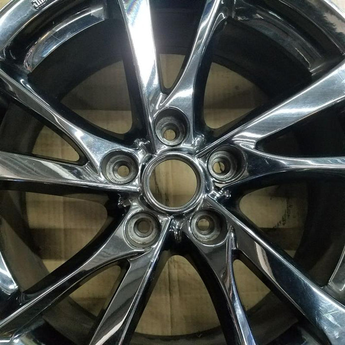 17" INFINITI Q50 14-15 17x7.5 alloy 5 V spoke alternating spoke width chrome Original OEM Wheel Rim