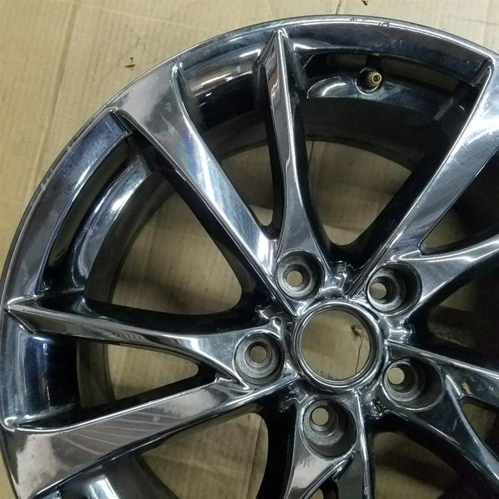 17" INFINITI Q50 14-15 17x7.5 alloy 5 V spoke alternating spoke width chrome Original OEM Wheel Rim