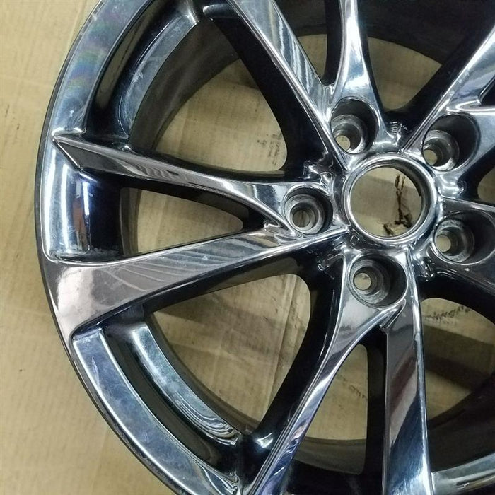 17" INFINITI Q50 14-15 17x7.5 alloy 5 V spoke alternating spoke width chrome Original OEM Wheel Rim