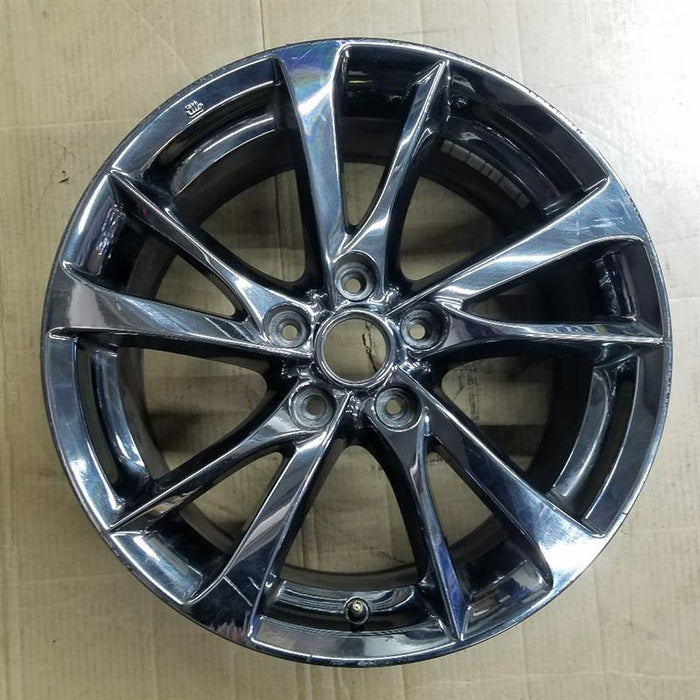 17" INFINITI Q50 14-15 17x7.5 alloy 5 V spoke alternating spoke width chrome Original OEM Wheel Rim