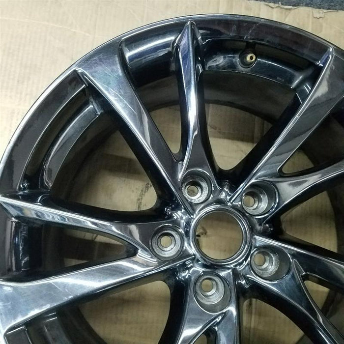 17" INFINITI Q50 14-15 17x7.5 alloy 5 V spoke alternating spoke width chrome Original OEM Wheel Rim