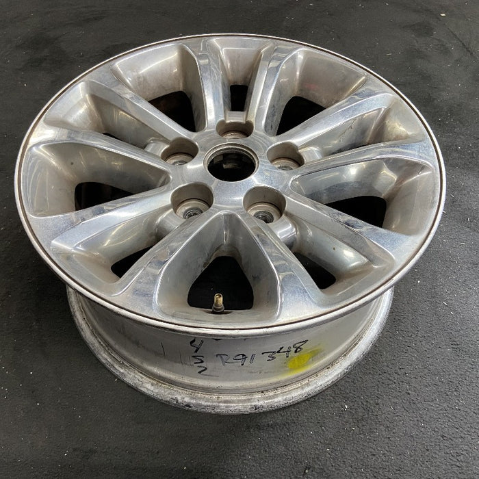 17" DODGE 1500 PICKUP 13-18 17x7 aluminum 10 spoke chrome clad opt WFJ Original OEM Wheel Rim