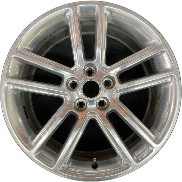 19" MUSTANG 16 19x8.5 aluminum 10 spoke straight spoke polished 5 split spokes Original OEM Wheel Rim