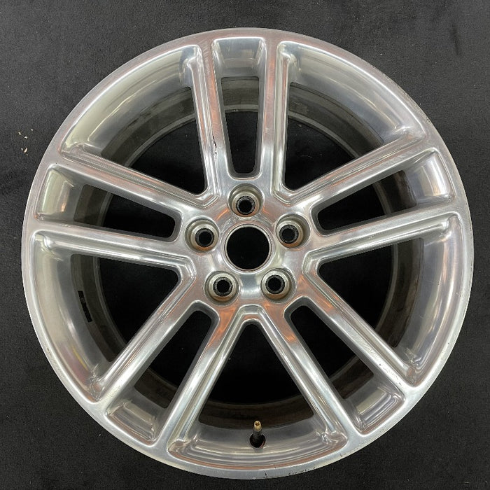 19" MUSTANG 16 19x8.5 aluminum 10 spoke straight spoke polished 5 split spokes Original OEM Wheel Rim