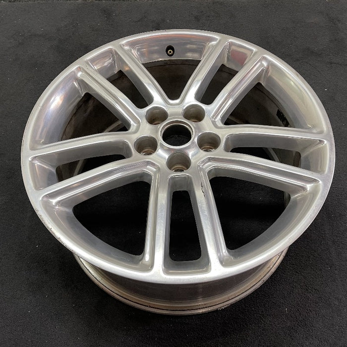 19" MUSTANG 16 19x8.5 aluminum 10 spoke straight spoke polished 5 split spokes Original OEM Wheel Rim