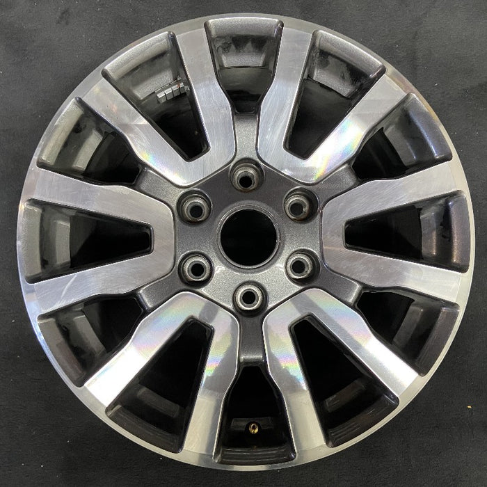 18" RANGER 19 18x8 aluminum 6 spoke machined face with  pockets center in gray V spoke Original OEM Wheel Rim