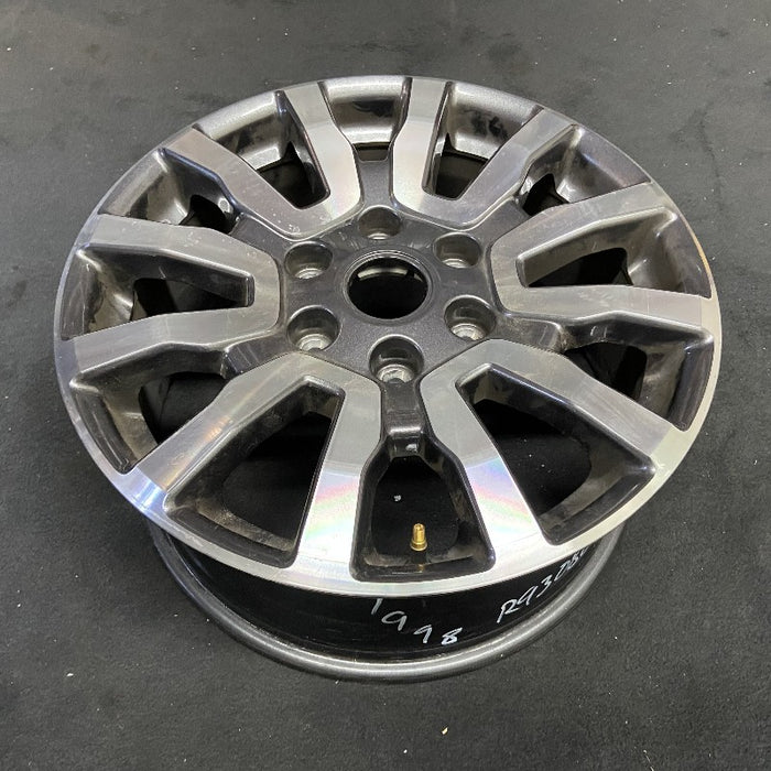 18" RANGER 19 18x8 aluminum 6 spoke machined face with pockets center in gray V spoke Original OEM Wheel Rim