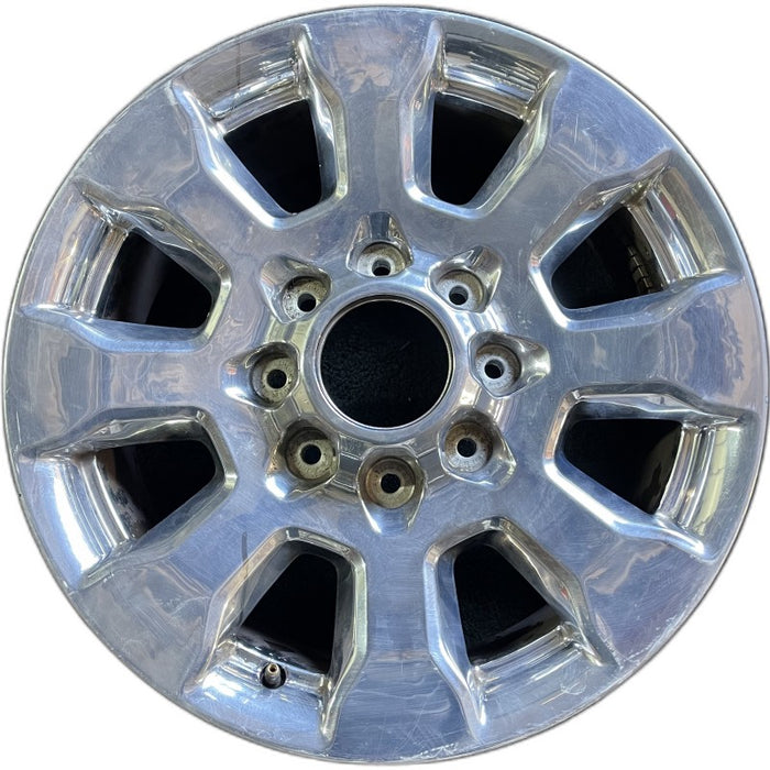 20" FORD F250SD PICKUP 17 20x8 aluminum TPMS 8 spoke chrome 4" center cap ID HC3C-1007-FA Original OEM Wheel Rim