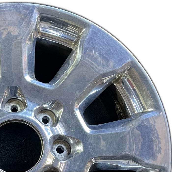 20" FORD F250SD PICKUP 17 20x8 aluminum TPMS 8 spoke chrome 4" center cap ID HC3C-1007-FA Original OEM Wheel Rim