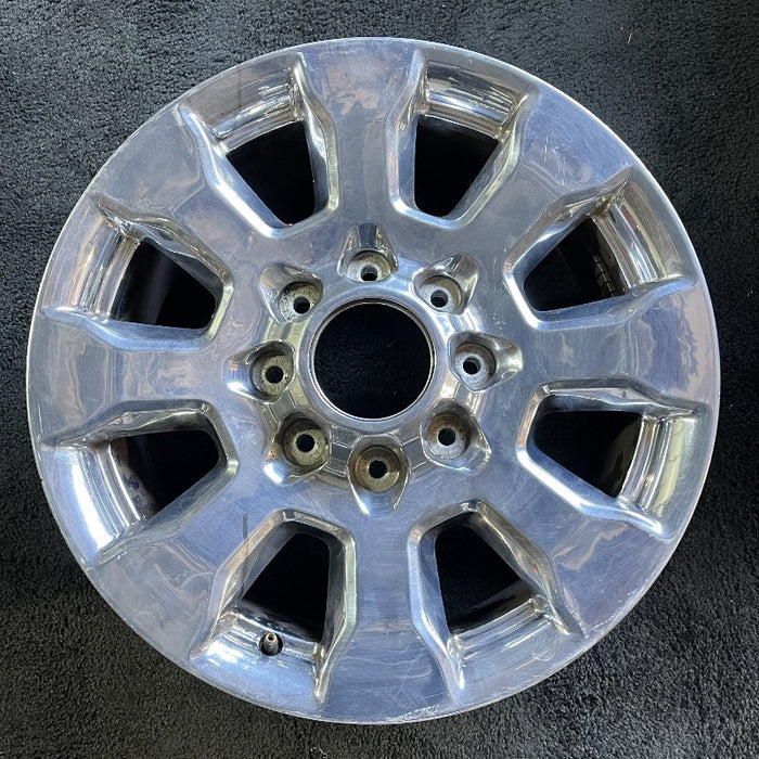 20" FORD F250SD PICKUP 17 20x8 aluminum TPMS 8 spoke chrome 4" center cap ID HC3C-1007-FA Original OEM Wheel Rim