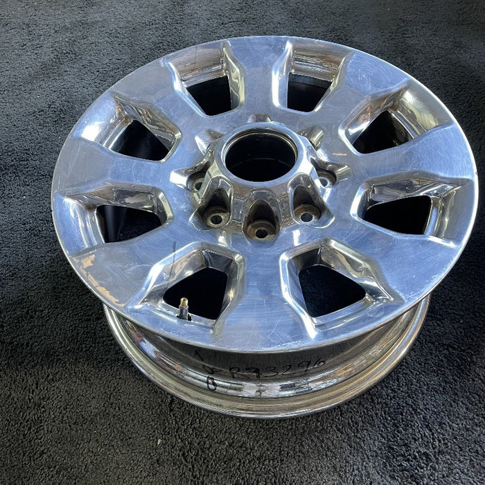 20" FORD F250SD PICKUP 17 20x8 aluminum TPMS 8 spoke chrome 4" center cap ID HC3C-1007-FA Original OEM Wheel Rim