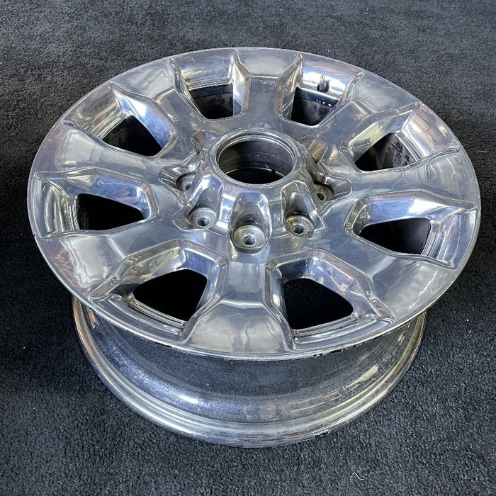 20" FORD F250SD PICKUP 17 20x8 aluminum TPMS 8 spoke chrome 4" center cap ID HC3C-1007-FA Original OEM Wheel Rim