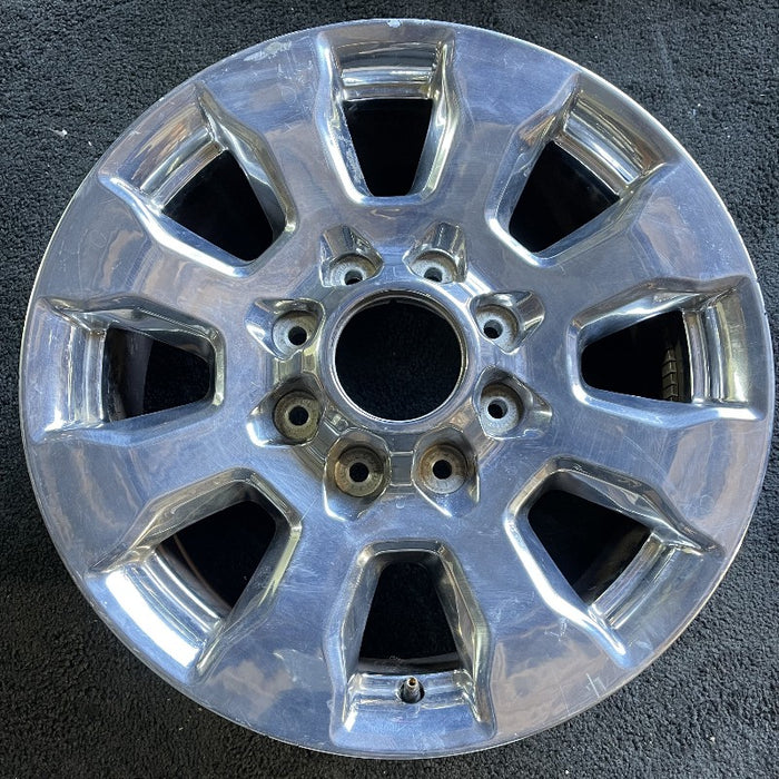 20" FORD F250SD PICKUP 17 20x8 aluminum TPMS 8 spoke chrome 4" center cap ID HC3C-1007-FA Original OEM Wheel Rim