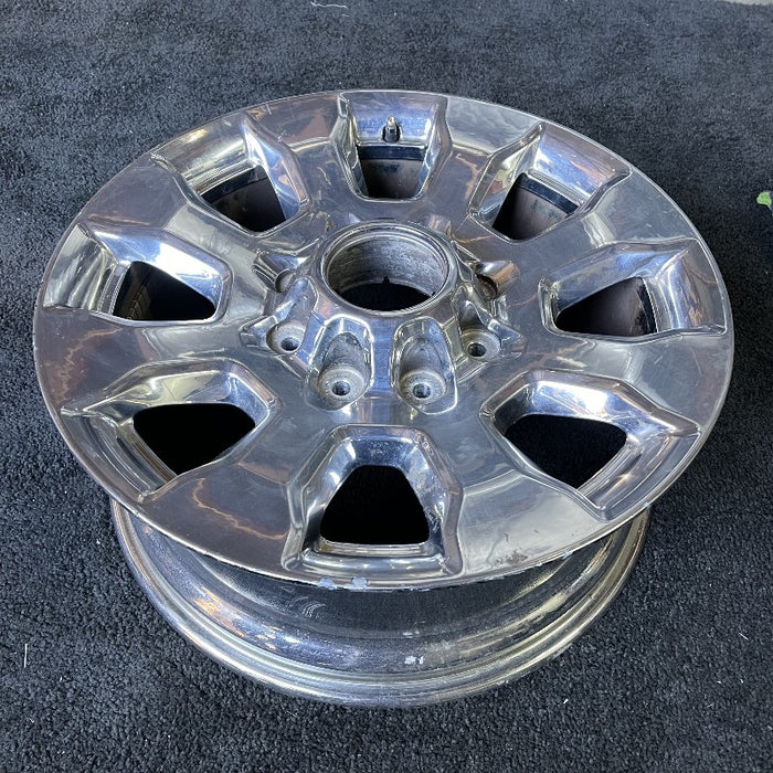 20" FORD F250SD PICKUP 17 20x8 aluminum TPMS 8 spoke chrome 4" center cap ID HC3C-1007-FA Original OEM Wheel Rim