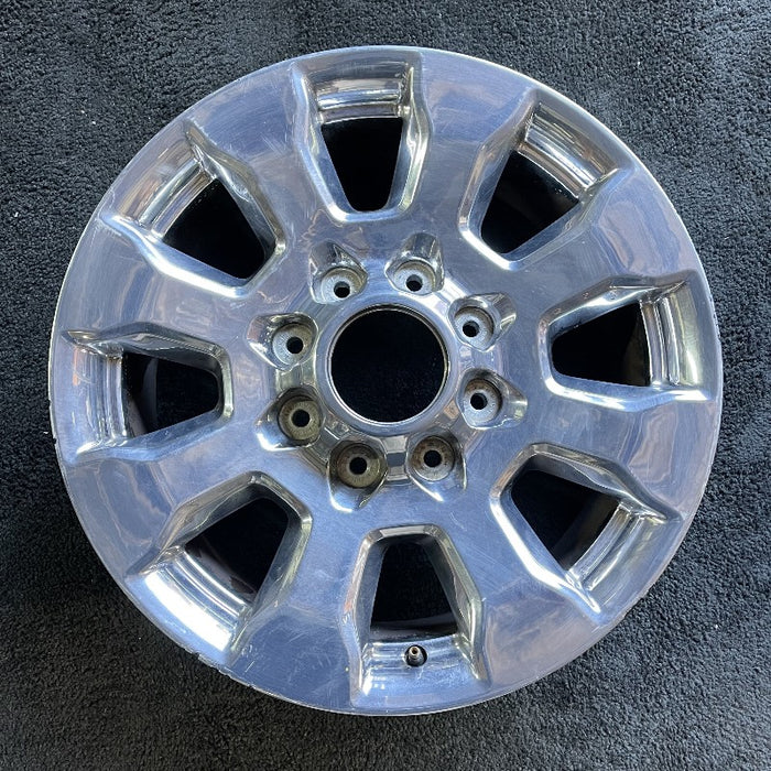 20" FORD F250SD PICKUP 17 20x8 aluminum TPMS 8 spoke chrome 4" center cap ID HC3C-1007-FA Original OEM Wheel Rim