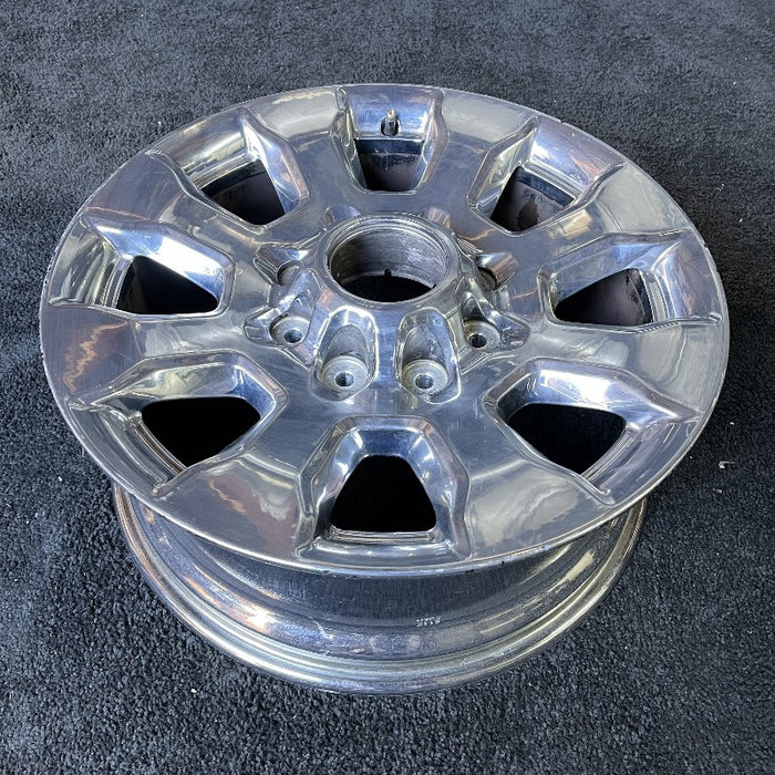 20" FORD F250SD PICKUP 17 20x8 aluminum TPMS 8 spoke chrome 4" center cap ID HC3C-1007-FA Original OEM Wheel Rim