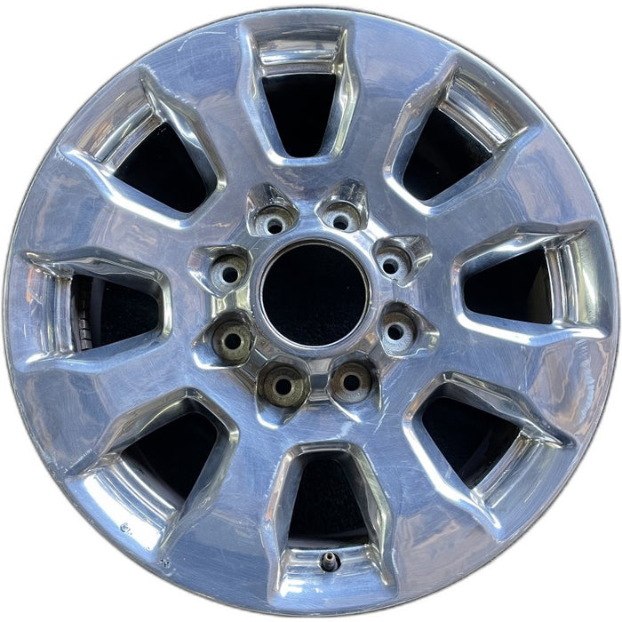 20" FORD F250SD PICKUP 17 20x8 aluminum TPMS 8 spoke chrome 4" center cap ID HC3C-1007-FA Original OEM Wheel Rim