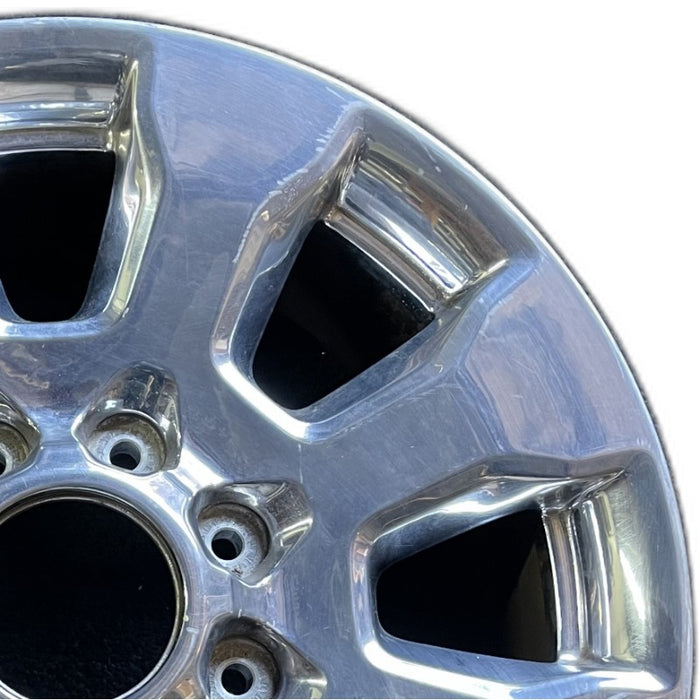 20" FORD F250SD PICKUP 17 20x8 aluminum TPMS 8 spoke chrome 4" center cap ID HC3C-1007-FA Original OEM Wheel Rim