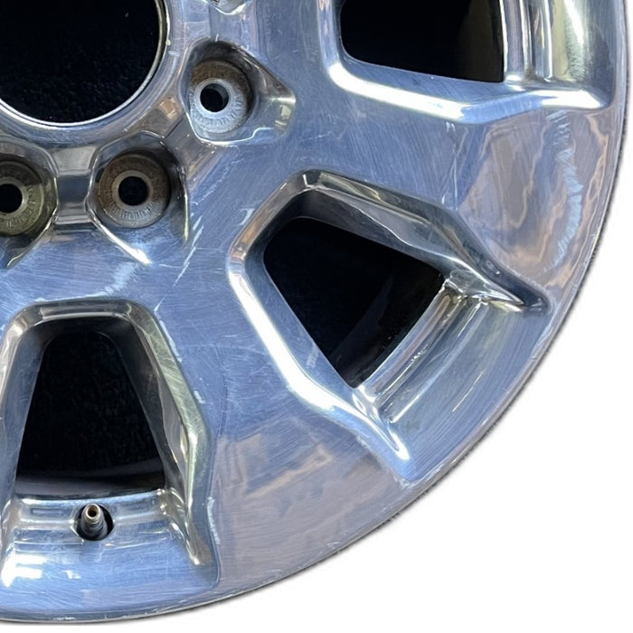 20" FORD F250SD PICKUP 17 20x8 aluminum TPMS 8 spoke chrome 4" center cap ID HC3C-1007-FA Original OEM Wheel Rim