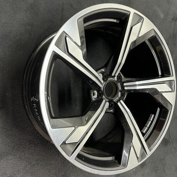 20" AUDI RS5 19 20x9 alloy Fastback sportback flared spoke machined face w/ inlay Original OEM Wheel Rim