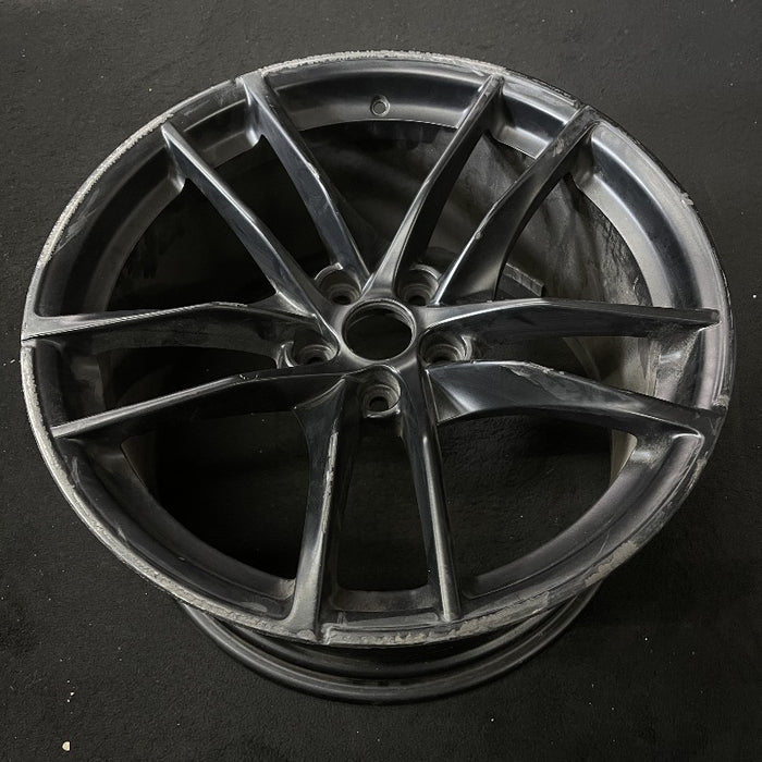 19" GR SUPRA 20 alloy 10 spoke 5 split spoke 19x10 black Original OEM Wheel Rim