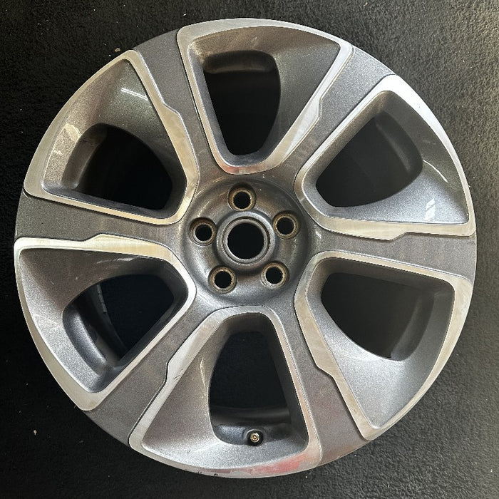 21" RANGE ROVER 18-21 21x9.5 alloy 6 spoke machined face gray accents L. Original OEM Wheel Rim