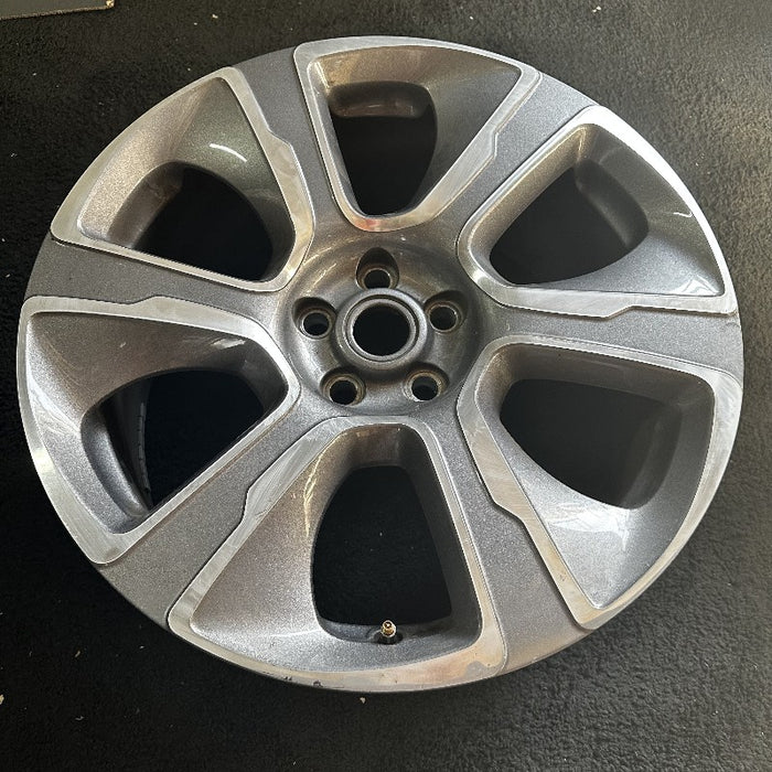 21" RANGE ROVER 18-21 21x9.5 alloy 6 spoke machined face gray accents L. Original OEM Wheel Rim