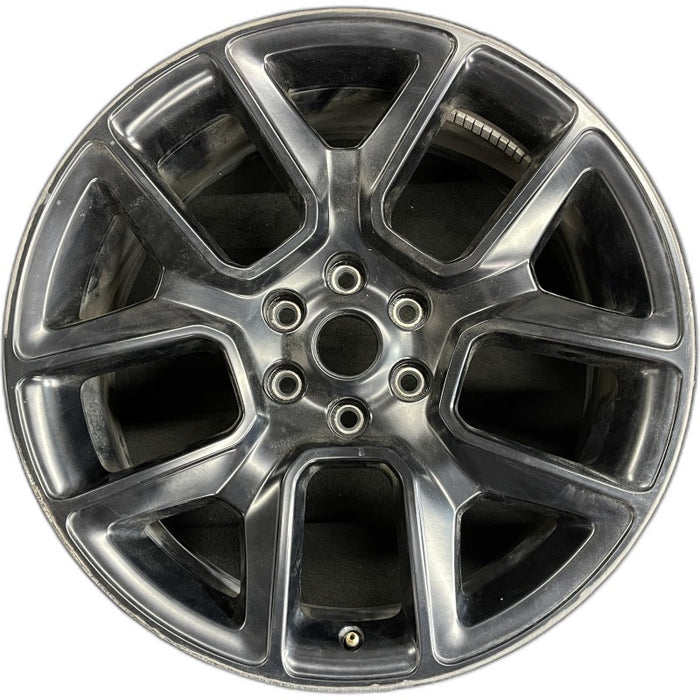 22" DODGE 1500 PICKUP 20   6 lug  22x9 5 spoke opt WPH  black Original OEM Wheel Rim