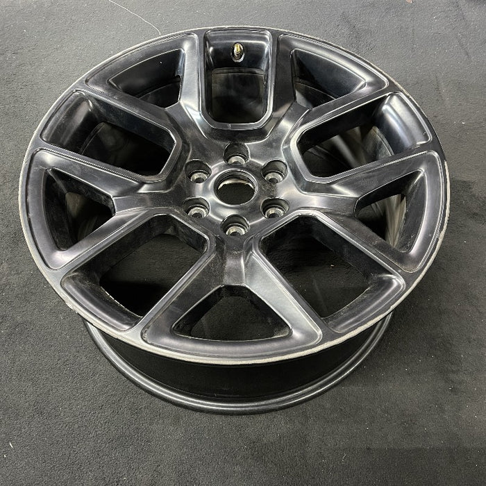 22" DODGE 1500 PICKUP 20   6 lug  22x9 5 spoke opt WPH  black Original OEM Wheel Rim