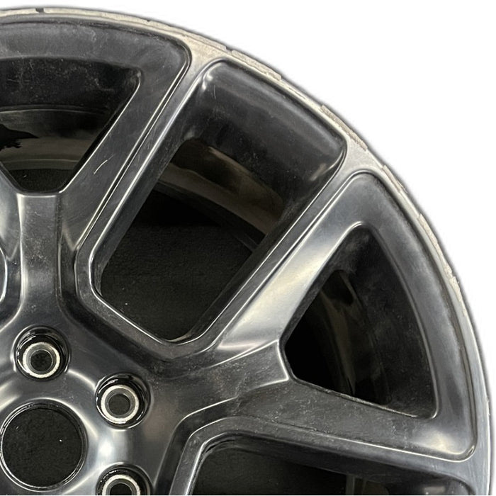 22" DODGE 1500 PICKUP 20   6 lug  22x9 5 spoke opt WPH  black Original OEM Wheel Rim