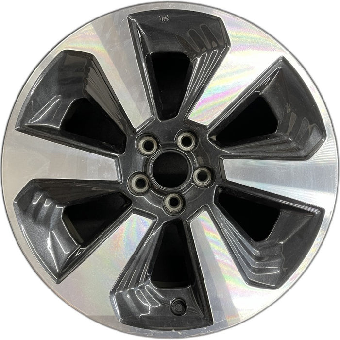 17" FORESTER 17-18 17x7 alloy 6 spoke w/machined face dark gray pockets Original OEM Wheel Rim