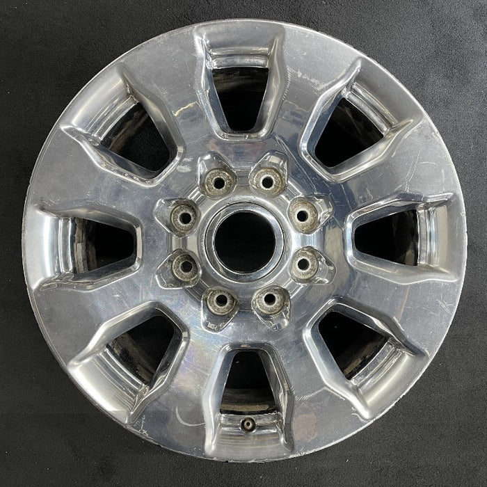 20" FORD F250SD PICKUP 17 20x8 aluminum TPMS 8 spoke chrome 4" center cap ID HC3C-1007-FA Original OEM Wheel Rim