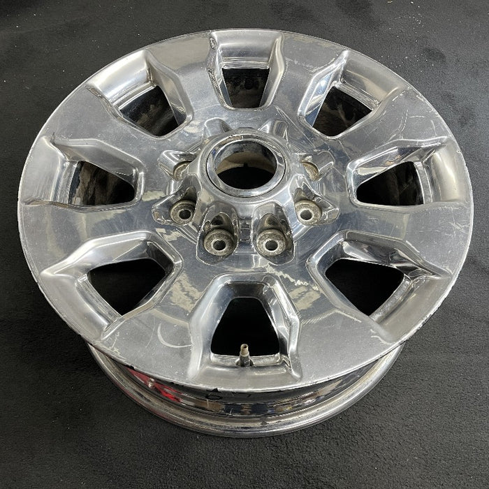 20" FORD F250SD PICKUP 17 20x8 aluminum TPMS 8 spoke chrome 4" center cap ID HC3C-1007-FA Original OEM Wheel Rim