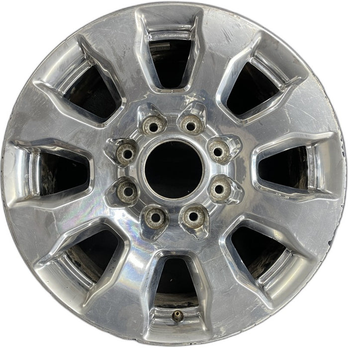 20" FORD F250SD PICKUP 17 20x8 aluminum TPMS 8 spoke chrome 4" center cap ID HC3C-1007-FA Original OEM Wheel Rim