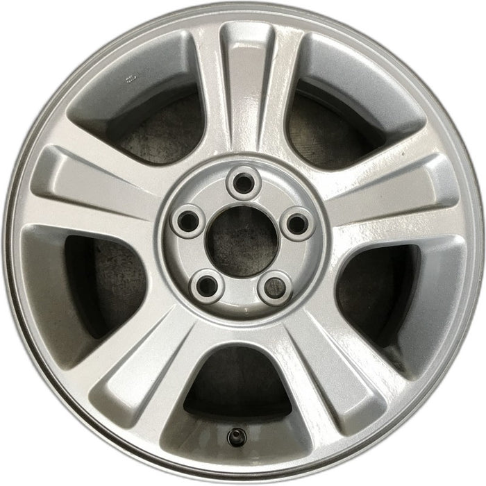 16" EXPLORER 02-03 4 Dr exc. Sport Trac; 16x7 aluminum 5 double spokes w/o openings in spokes Original OEM Wheel Rim