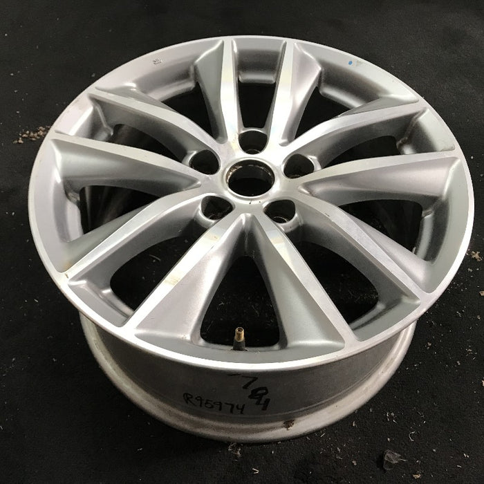 17" INFINITI Q50 16-17 17x7.5 alloy 5 V spoke machine finish Original OEM Wheel Rim