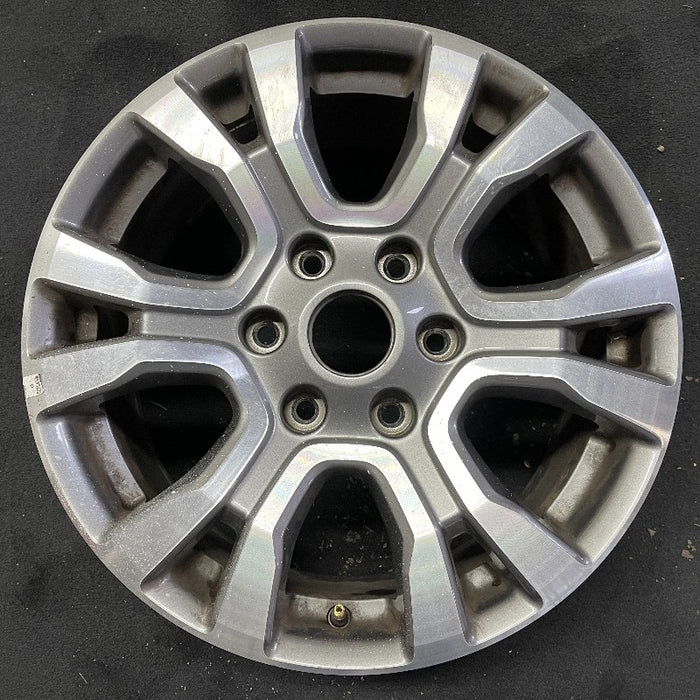 18" RANGER 19 18x8 aluminum 6 spoke machined face with pockets center in gray U spoke Original OEM Wheel Rim