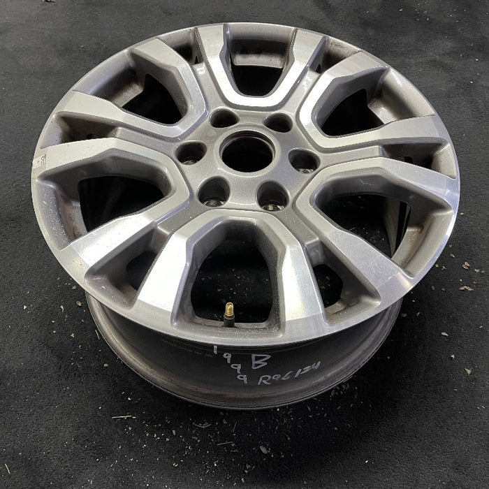 18" RANGER 19 18x8 aluminum 6 spoke machined face with pockets center in gray U spoke Original OEM Wheel Rim