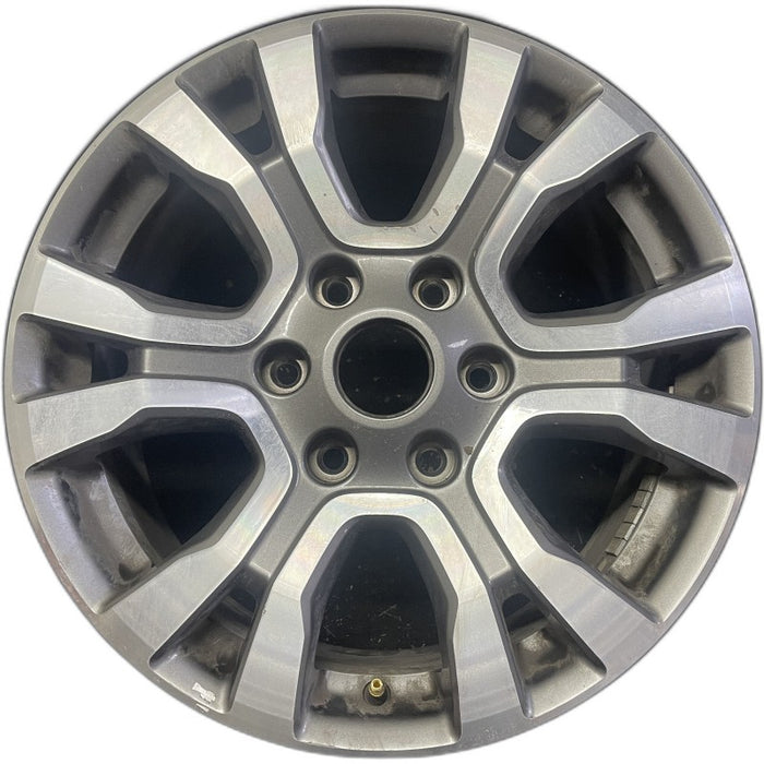 18" RANGER 19 18x8 aluminum 6 spoke machined face with pockets center in gray U spoke Original OEM Wheel Rim