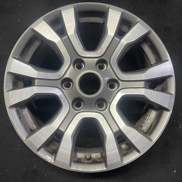 18" RANGER 19 18x8 aluminum 6 spoke machined face with pockets center in gray U spoke Original OEM Wheel Rim