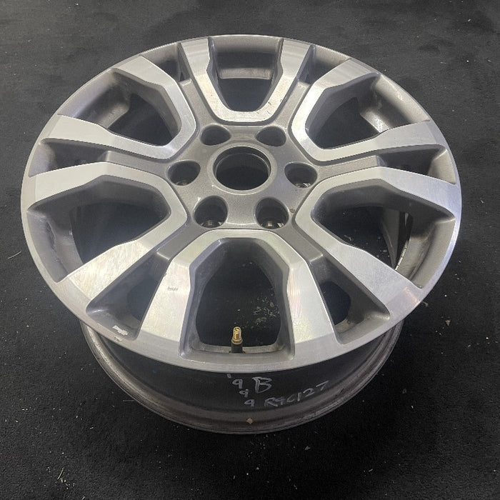 18" RANGER 19 18x8 aluminum 6 spoke machined face with pockets center in gray U spoke Original OEM Wheel Rim